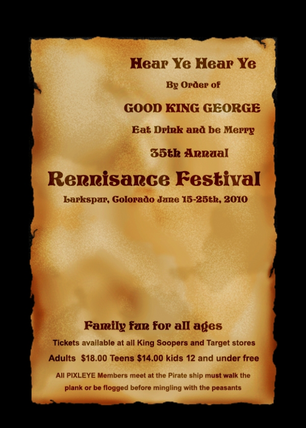 Creation of Ren Faire: Step 8